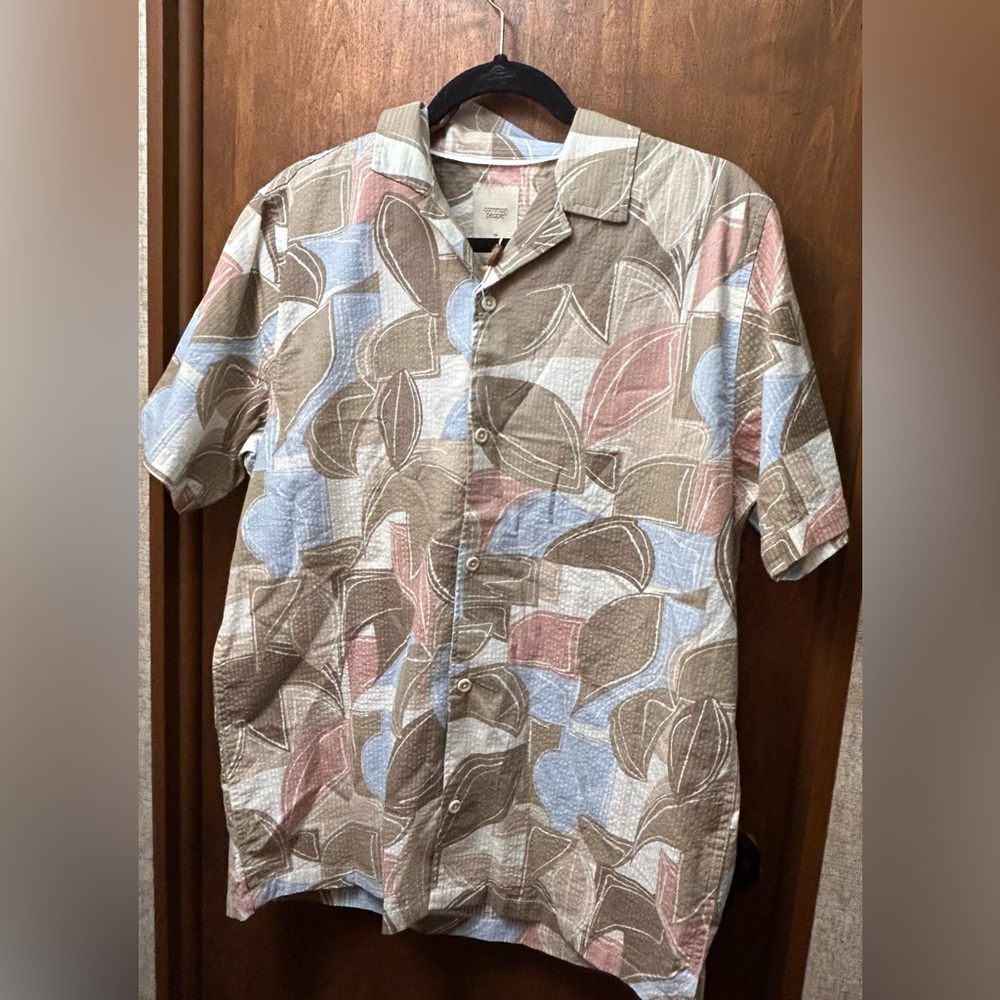 NWT Men’s Common People Luxury Cotton Shirt Size Medium